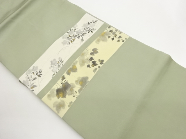 JAPANESE KIMONO / NAGOYA OBI / SHIOZE KINSAI / IVY & BELLFLOWER 
